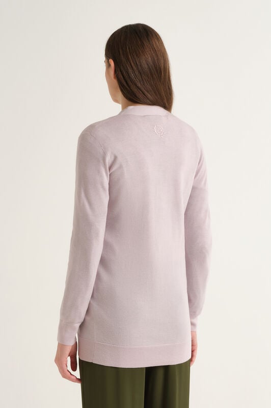 Maliparmi COLOURS OF THE WORLD CARDIGAN Pink Beige JN215474230 Maliparmi COLOURS OF THE WORLD CARDIGAN Pink Beige JN215474230