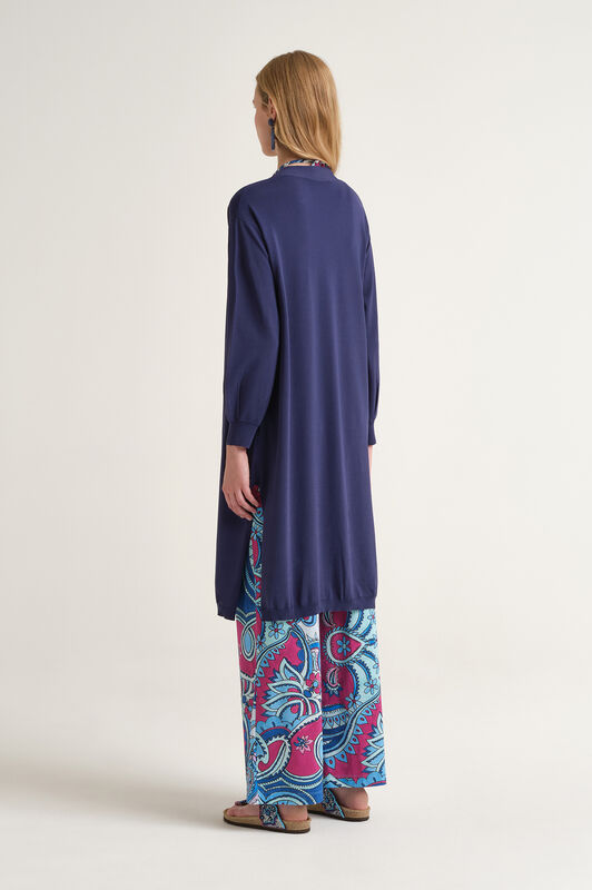 Malìparmi VISCOSE FRESH CARDIGAN NavyBlue JN370877099