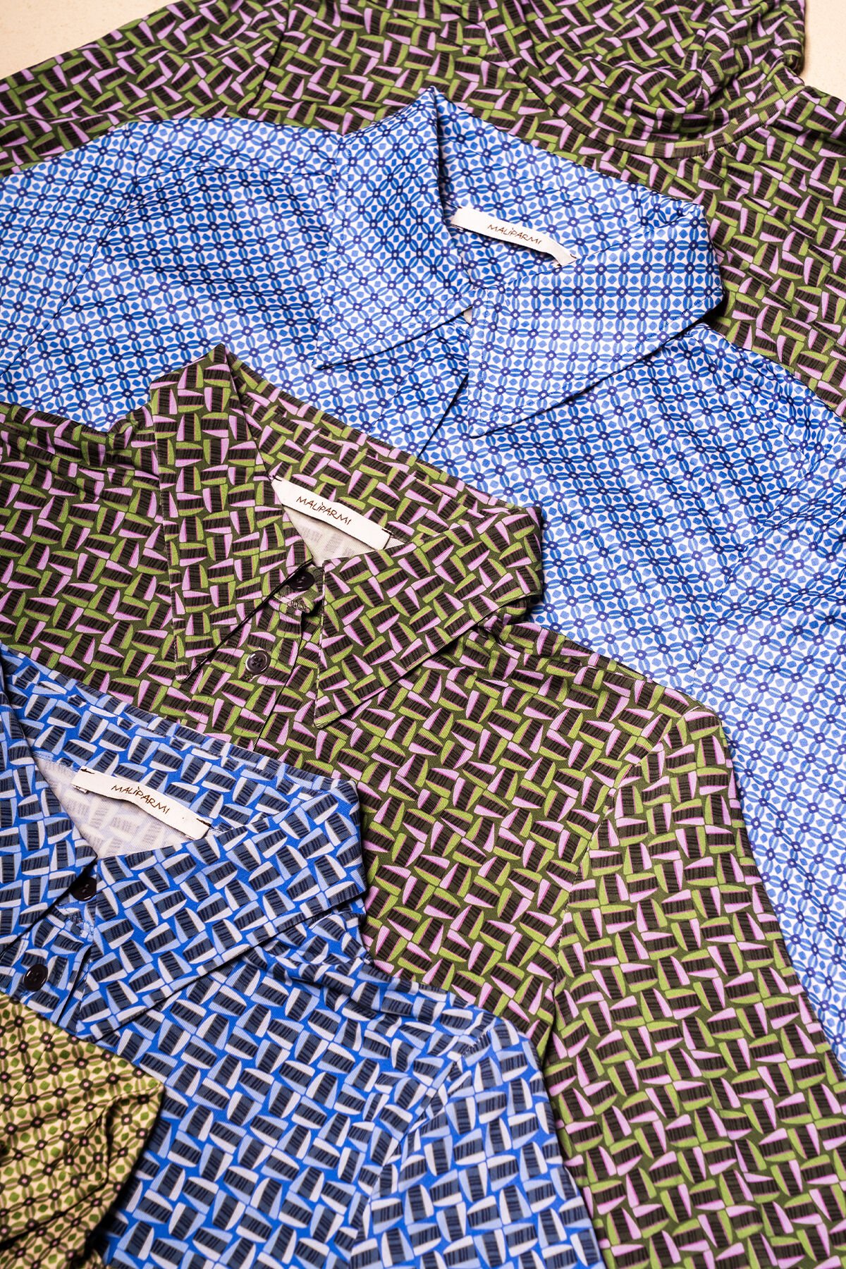 Maliparmi MALI STONES JERSEY HEMD Grün JM209970656