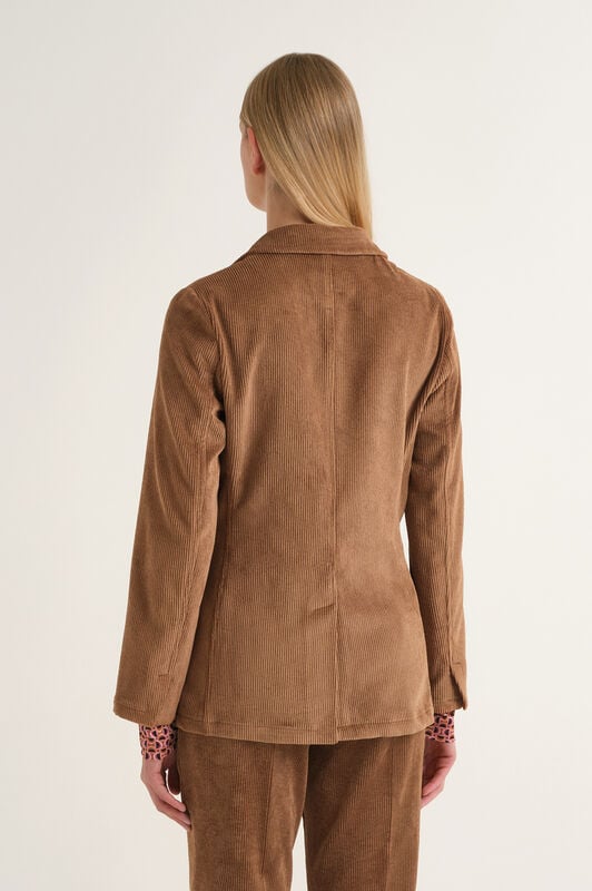 Maliparmi CORDUROY VELVET BLAZER Camel JD649761060 Maliparmi CORDUROY VELVET BLAZER Camel JD649761060