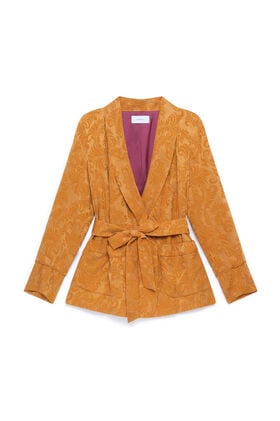 Maliparmi DAMASK JACQUARD BLAZER Amber JD648850684