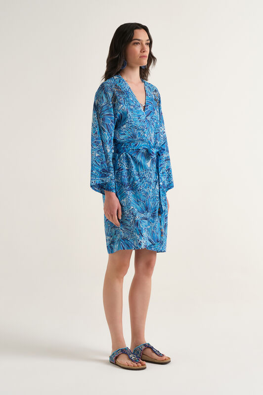 Malìparmi SWEET BUTTERFLY ROBE Bleu Clair JF669615217