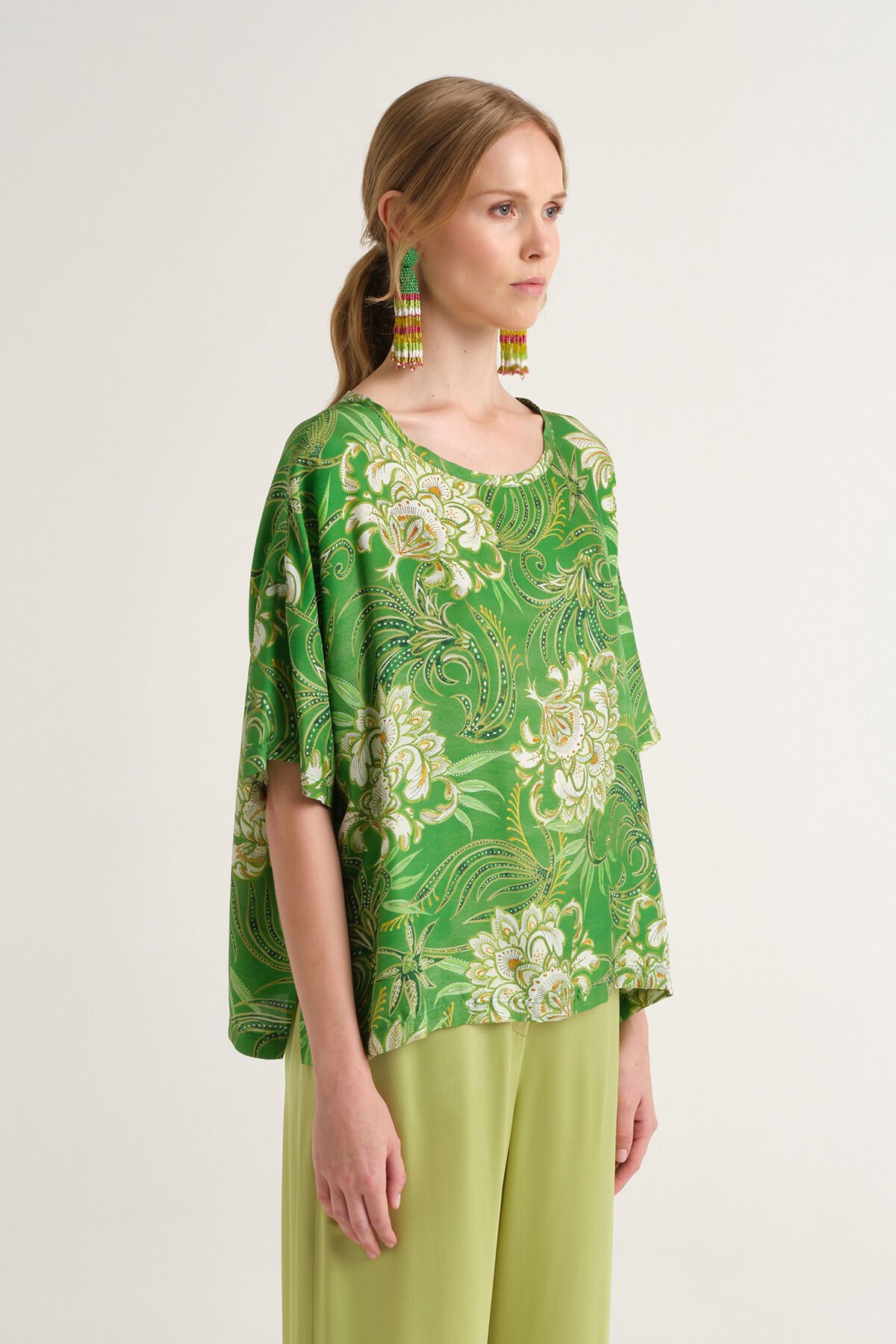 Malìparmi COLLECTION PRINT SHIRT Green JM559031027 Malìparmi COLLECTION PRINT SHIRT Green JM559031027