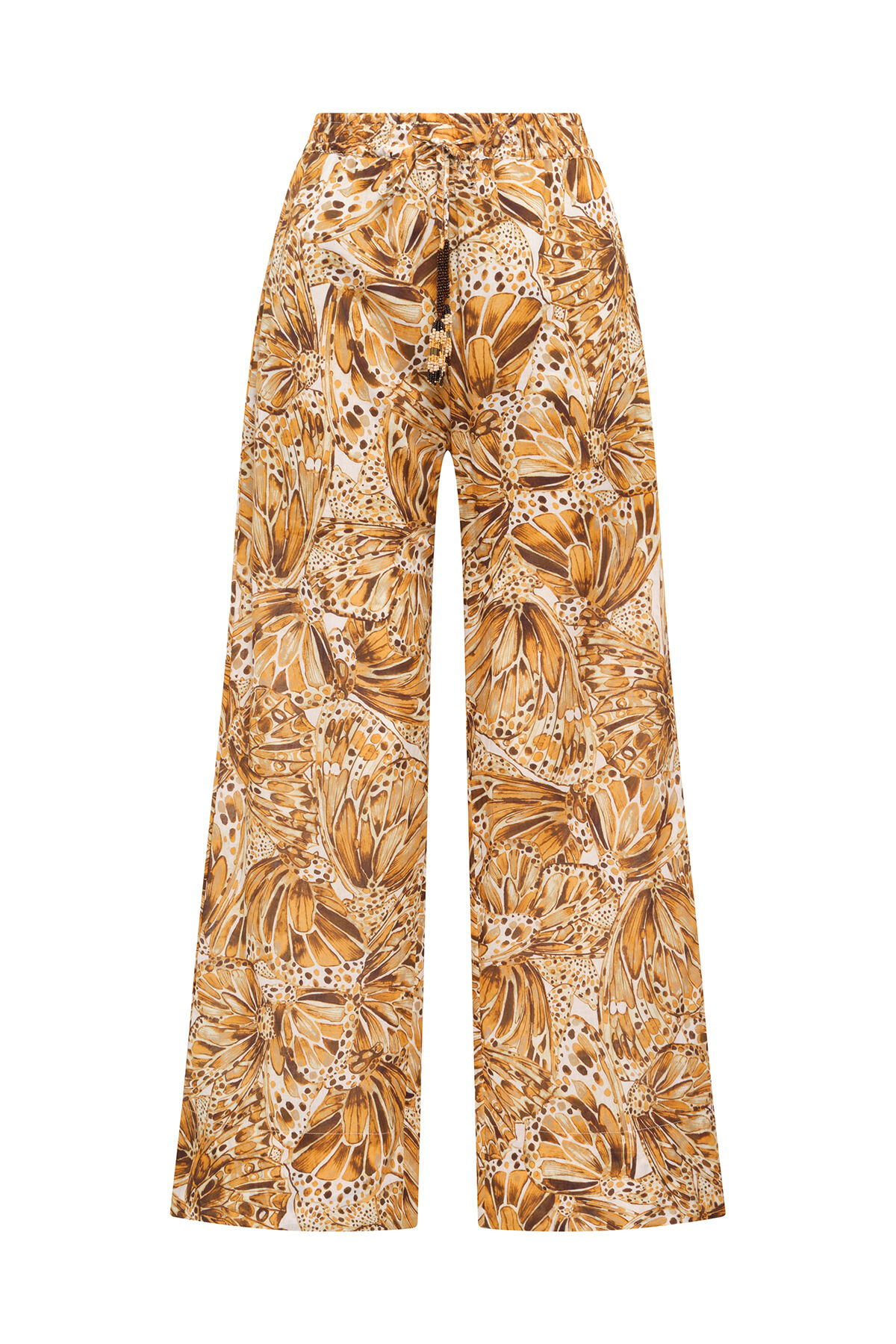 Malìparmi SWEET BUTTERFLY TROUSERS Leather JH805415217