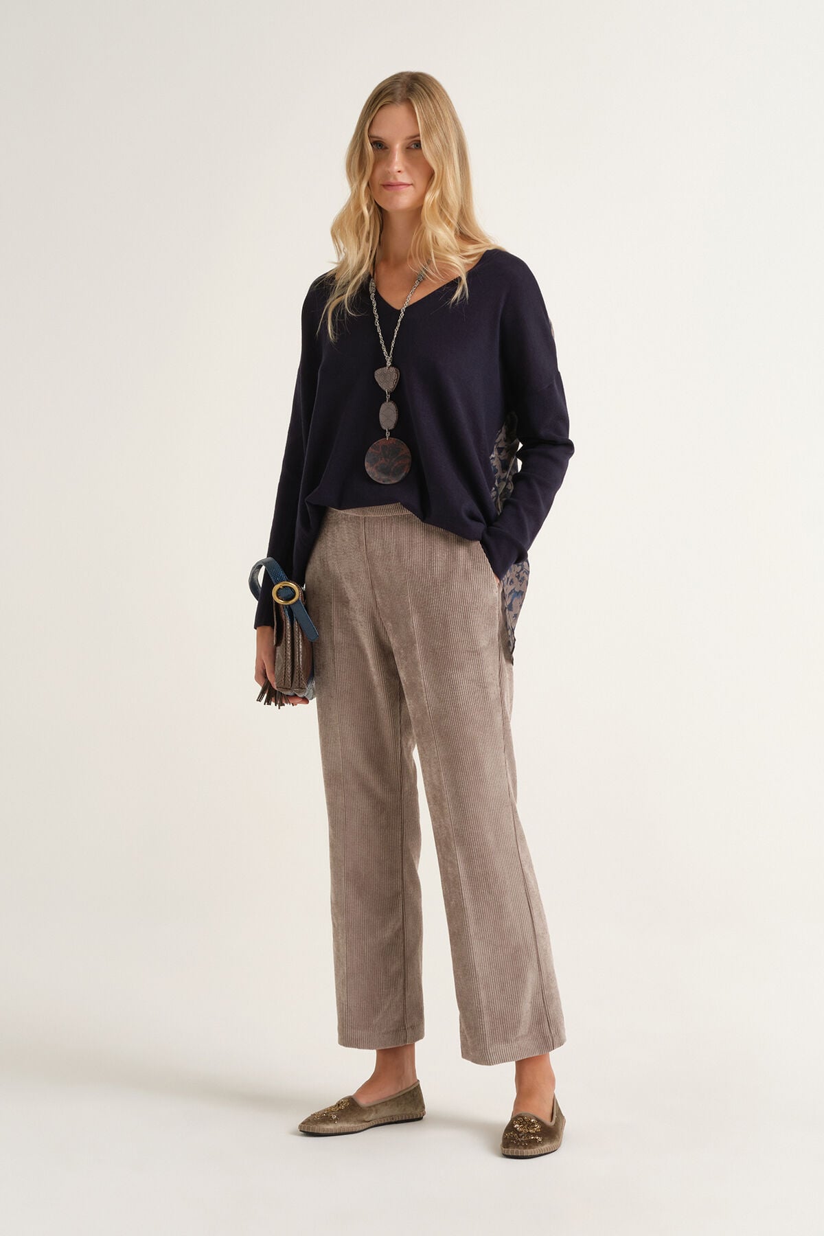 Maliparmi CORDUROY VELVET TROUSER Rock JH747961060
