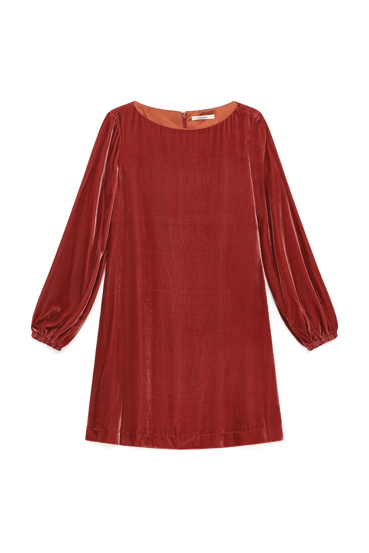 Maliparmi VELVET FLOW KLEID Staubrot JF681062026 Maliparmi VELVET FLOW KLEID Staubrot JF681062026