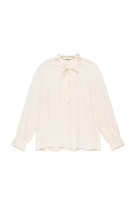 Maliparmi CAMICIA FLUID CREPE Off White JM559750672 Maliparmi CAMICIA FLUID CREPE Off White JM559750672