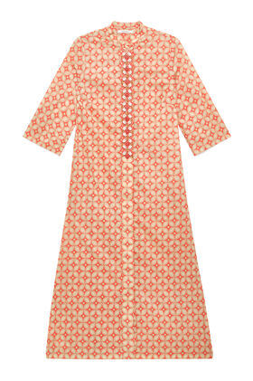 Malìparmi ABITO FLORAL SPIN Arancio JF669915215