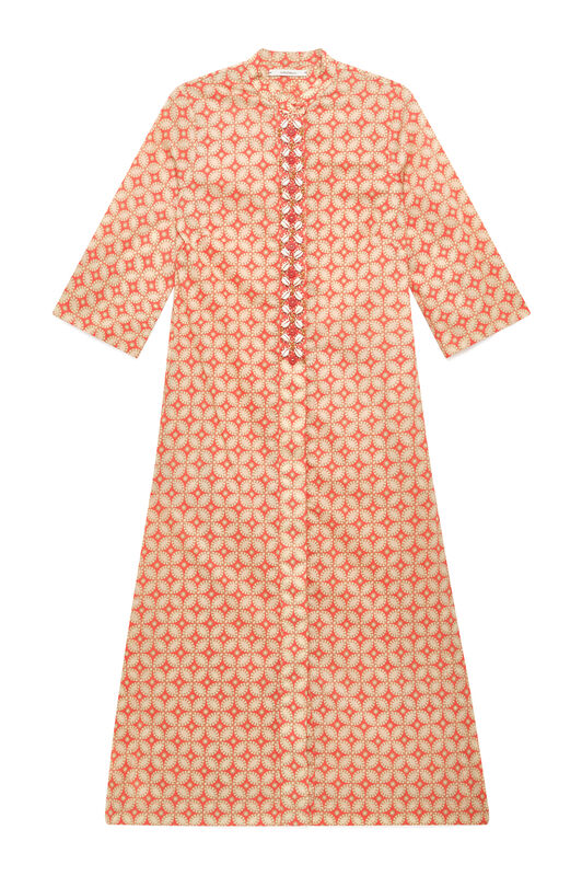 Malìparmi FLORAL SPIN DRESS Orange JF669915215 Malìparmi FLORAL SPIN DRESS Orange JF669915215