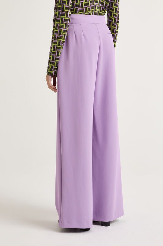 Maliparmi CADY TROUSERS Lilac JH803850658