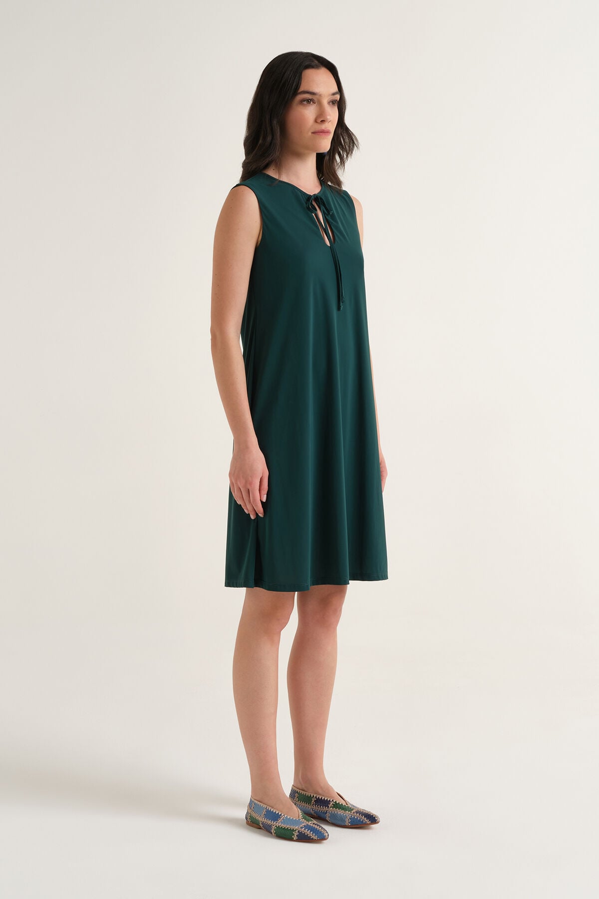 Malìparmi SOFT JERSEY DRESS Forest Green JF671770210 Malìparmi SOFT JERSEY DRESS Forest Green JF671770210