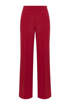 Maliparmi SABLÉ CREPE TROUSER Crimson JH757950166 Maliparmi SABLÉ CREPE TROUSER Crimson JH757950166