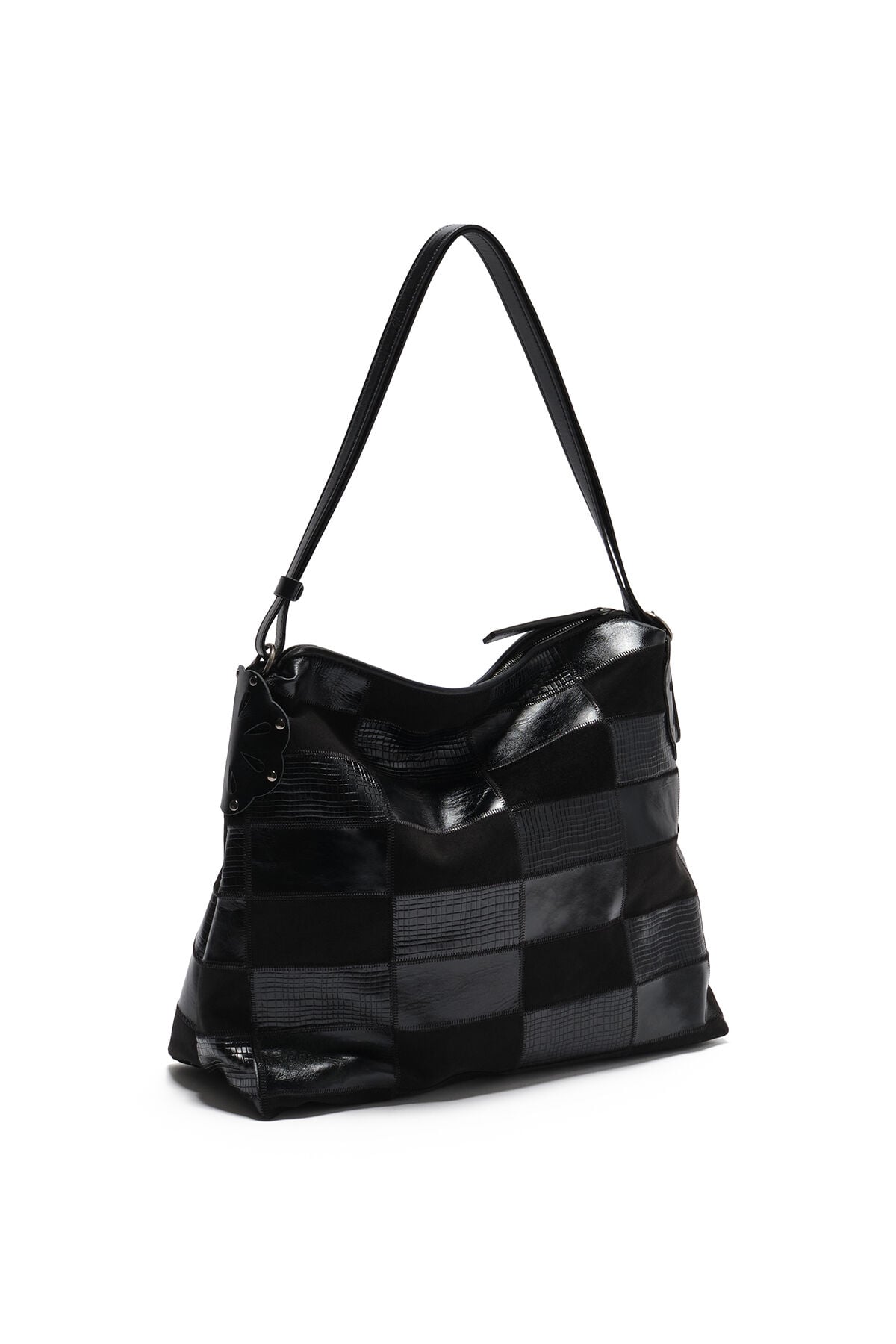 Maliparmi SACCA LEATHER BLOOM Nero BP007301574 Maliparmi SACCA LEATHER BLOOM Nero BP007301574