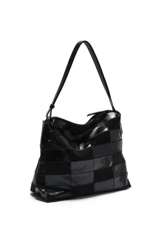 Maliparmi SACCA LEATHER BLOOM Nero BP007301574 Maliparmi SACCA LEATHER BLOOM Nero BP007301574