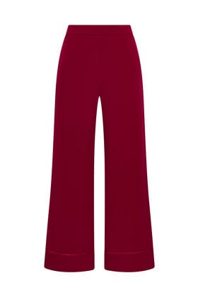 Maliparmi TECNO JERSEY TROUSER Burgundy JH013470226