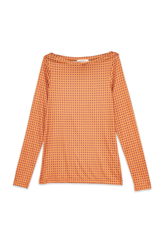 Maliparmi PRINT JERSEY-T-SHIRT Orange JK025770654