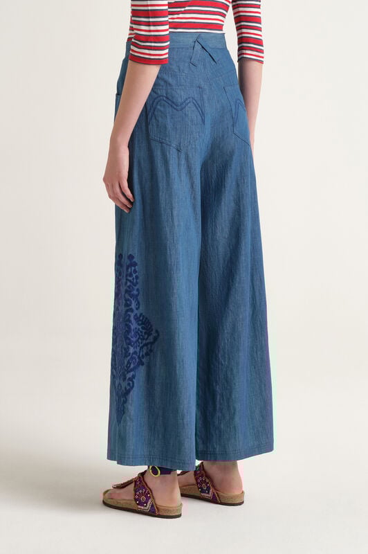 Malìparmi IKAT ON CTROUSERS Blue JH804010210 Malìparmi IKAT ON CTROUSERS Blue JH804010210