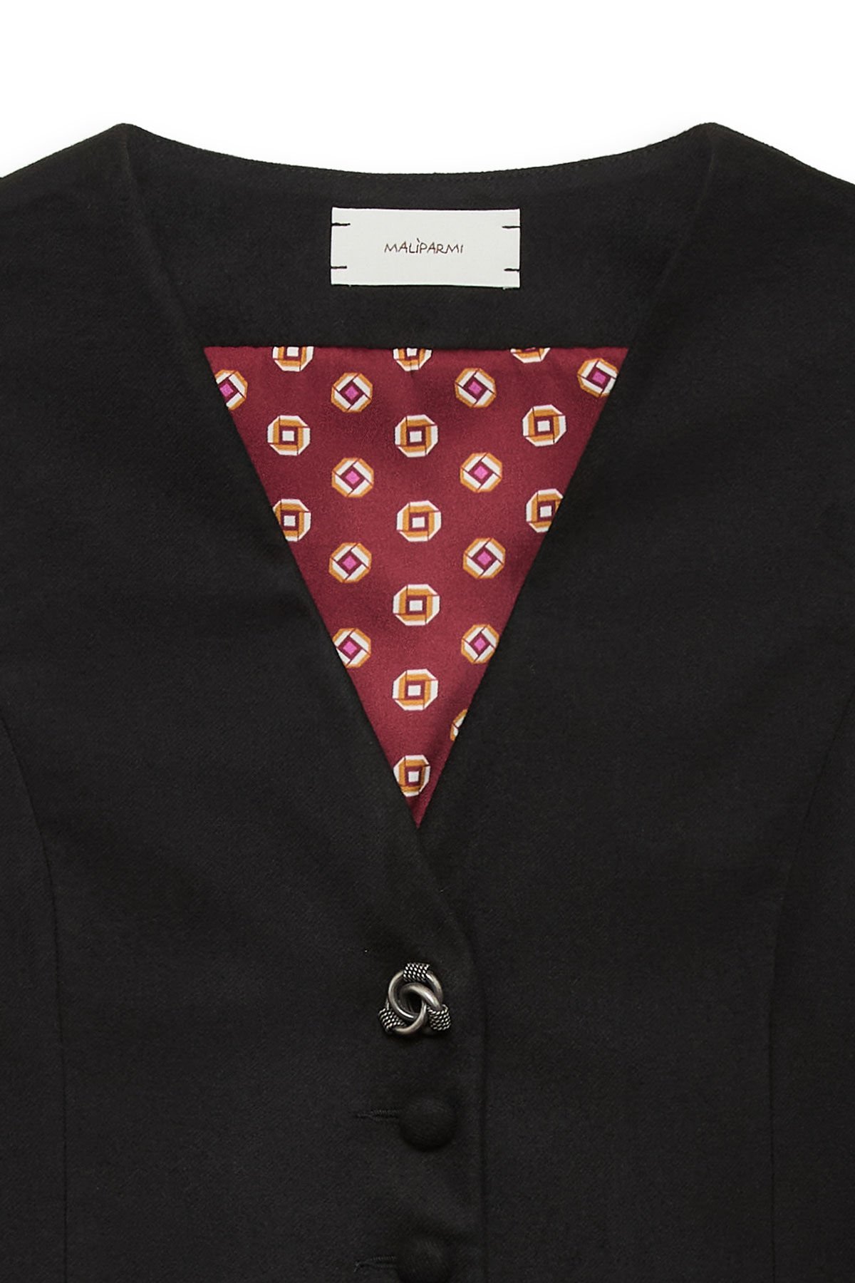 Maliparmi TAILORED IN WOOL WAISTCOAT Black JE112420294