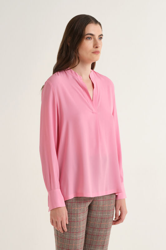 Maliparmi FLUID CREPE SHIRT Peony Pink JM103350672 Maliparmi FLUID CREPE SHIRT Peony Pink JM103350672