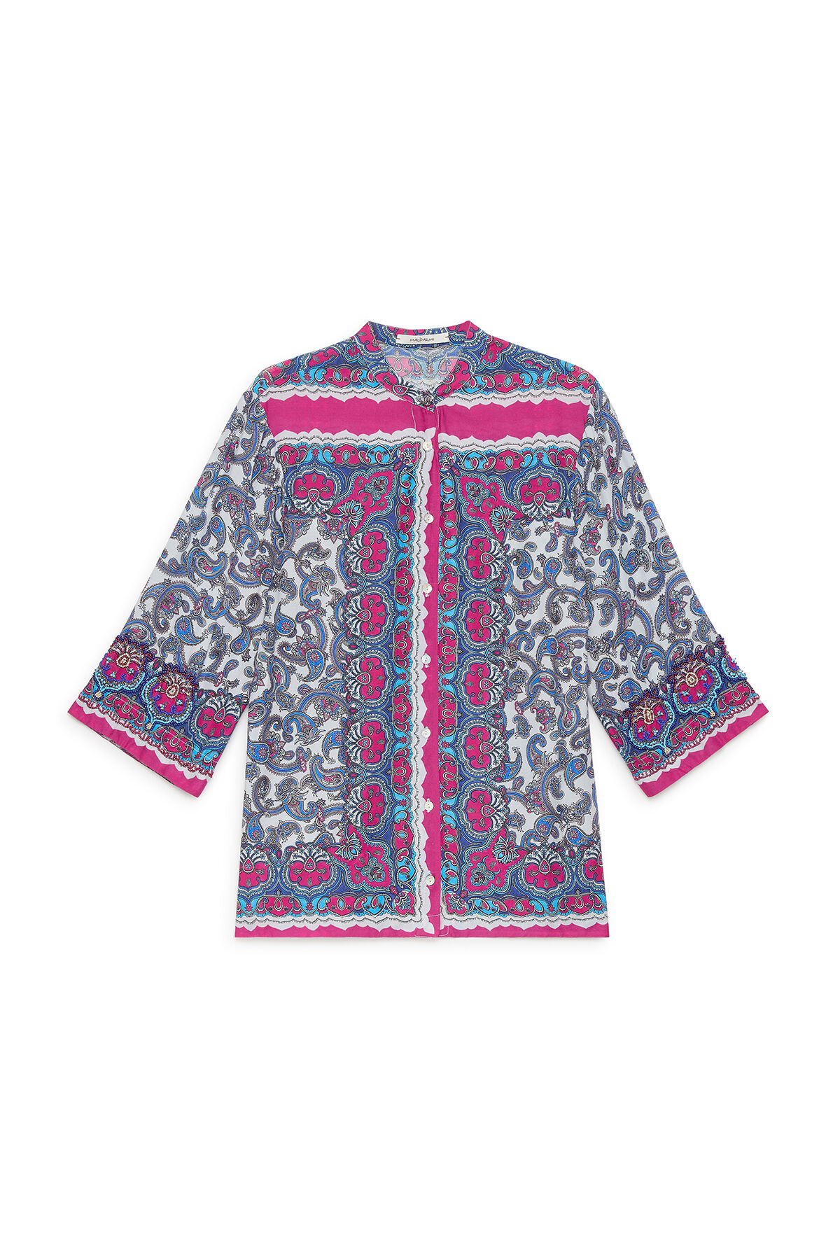 Malìparmi SUNSET PAISLEY KAFTAN Light Blue JM557550662