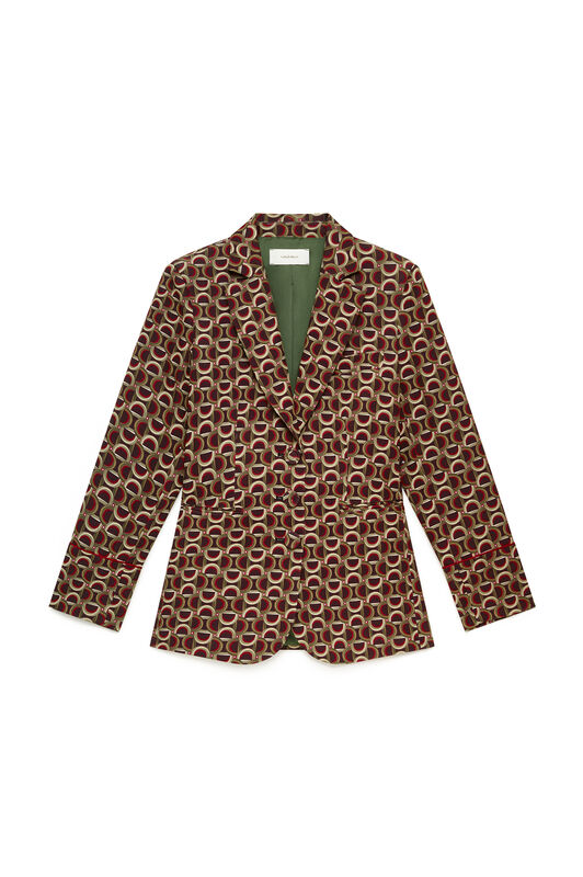 Maliparmi GRAPHIC ORBIT BLAZER Green JD648950687 Maliparmi GRAPHIC ORBIT BLAZER Green JD648950687
