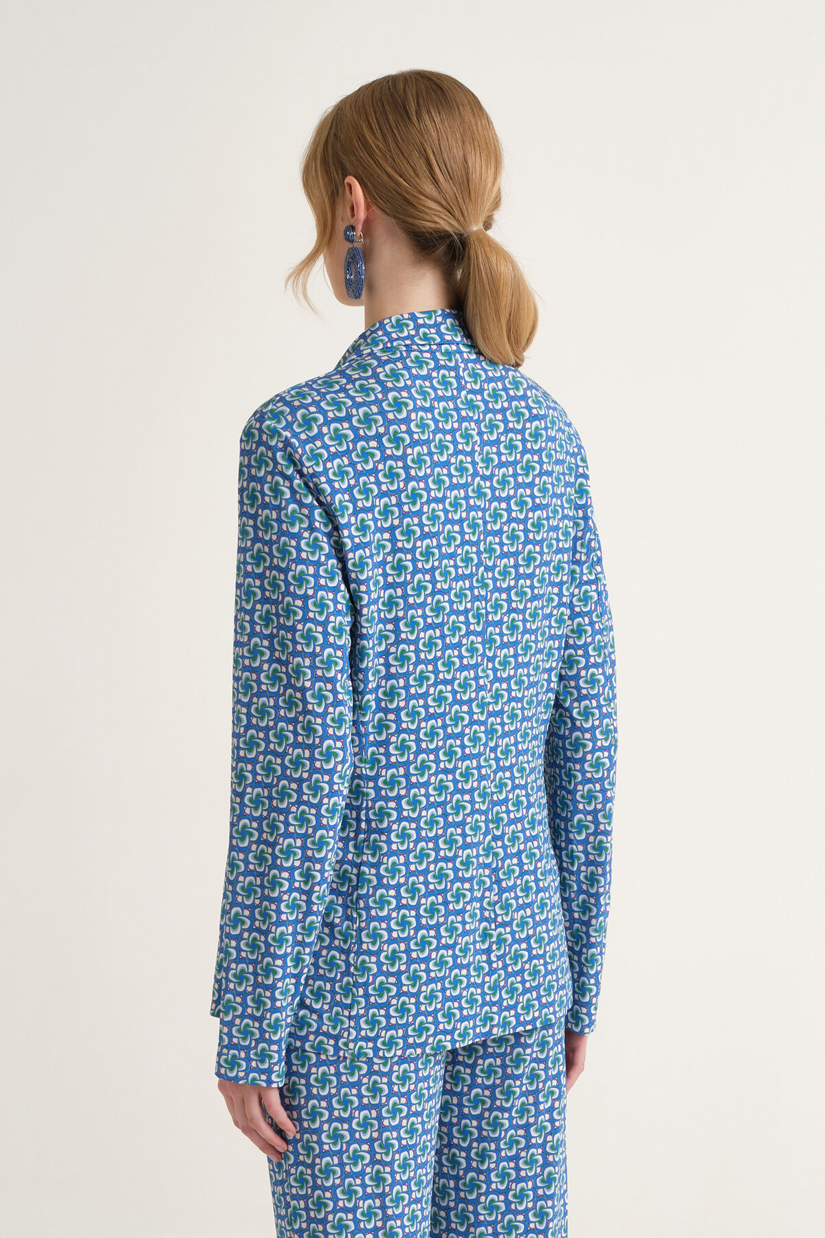 Malìparmi MINI MOULINÉ JACKET Blue JD648570675