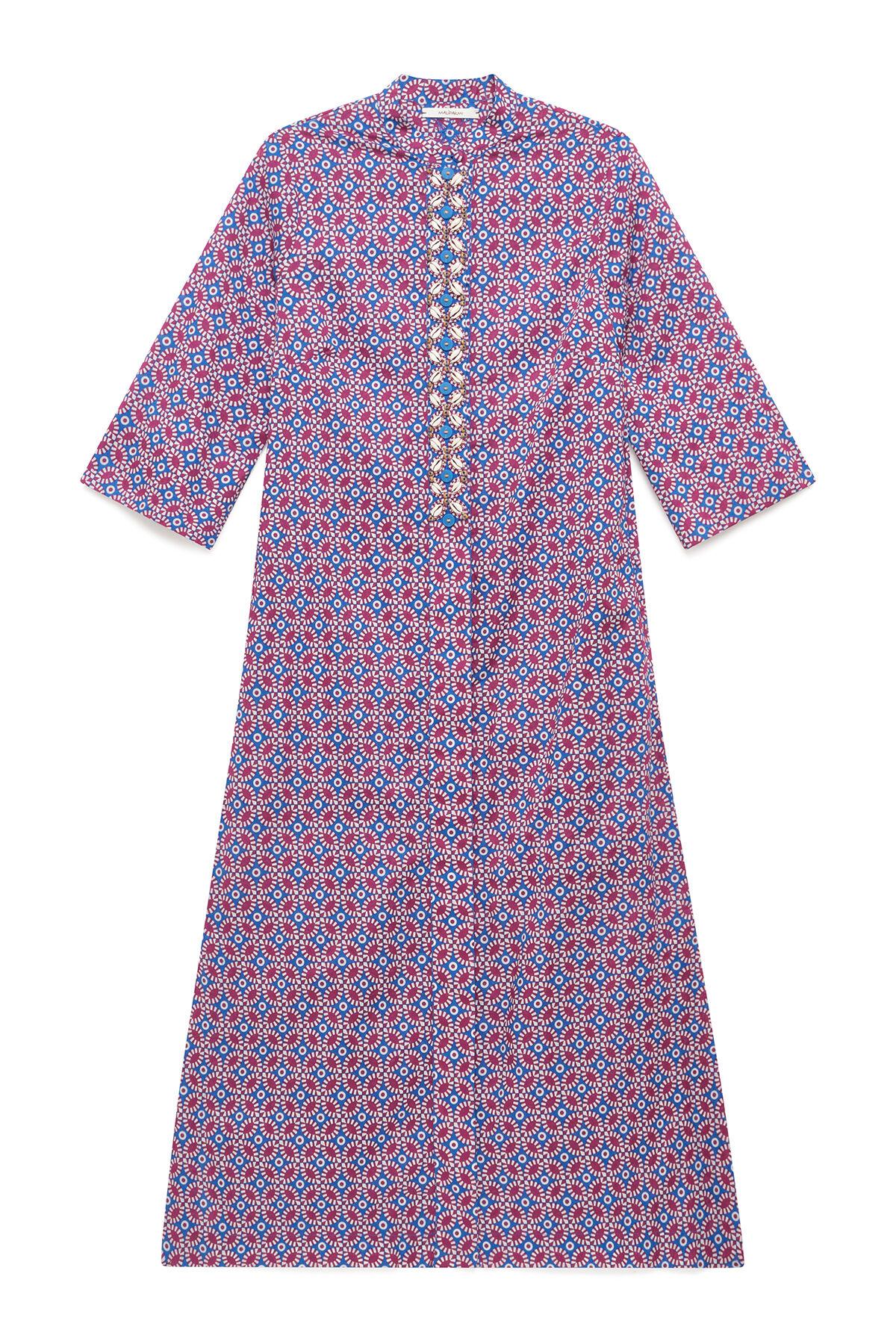 Malìparmi FLORAL SPIN DRESS Blue JF669915215