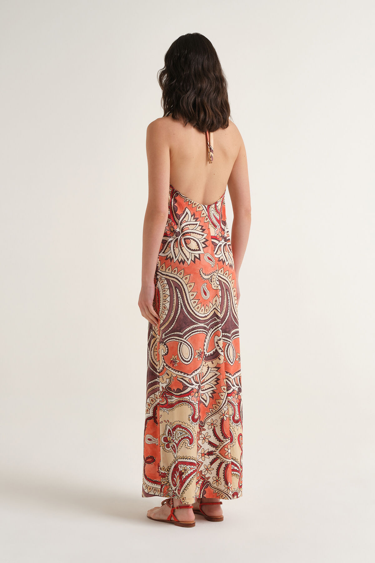 Malìparmi HIPPIE LOTUS ROBE Saumon JF671170671
