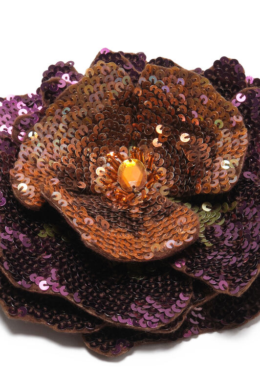 Maliparmi RADIANT FLORA BROOCH Leather TS012995163