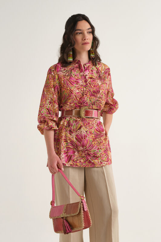 Malìparmi SWEET BUTTERFLY SHIRT Yellow JM557415217