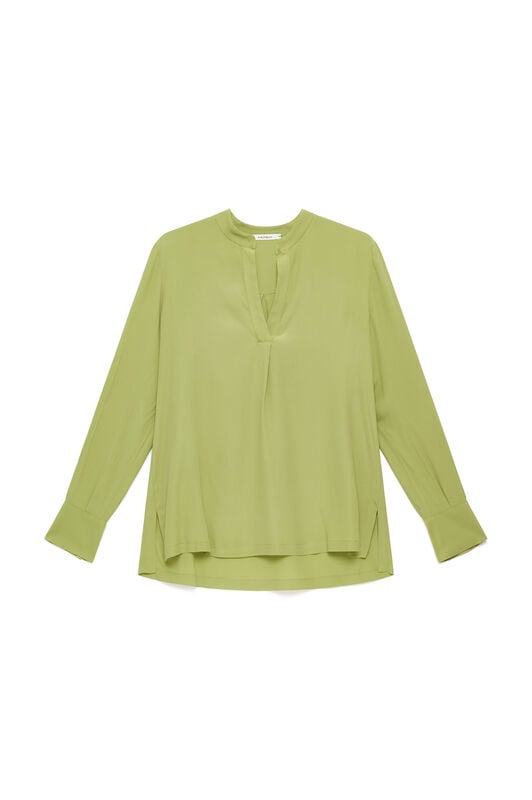Malìparmi FLUID CREPE SHIRT Green JM103350672