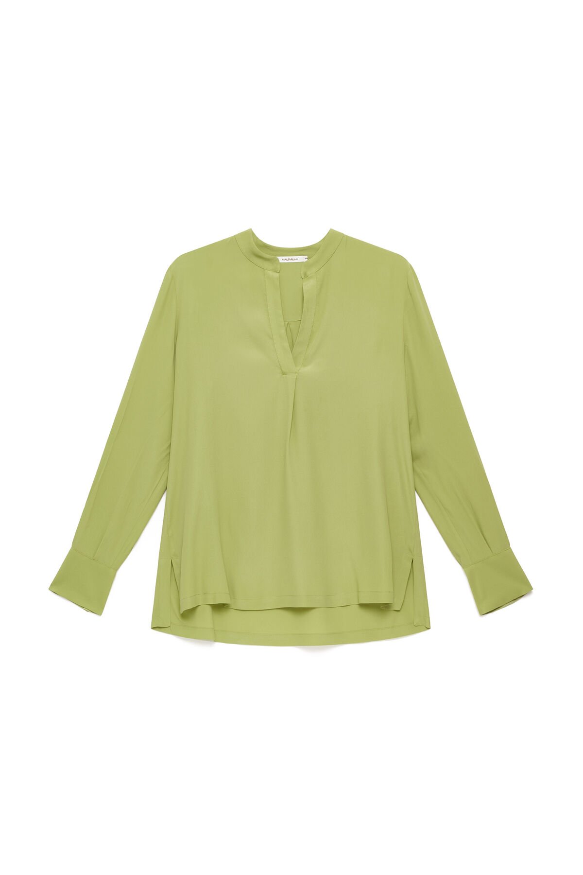 Malìparmi FLUID CREPE SHIRT Green JM103350672