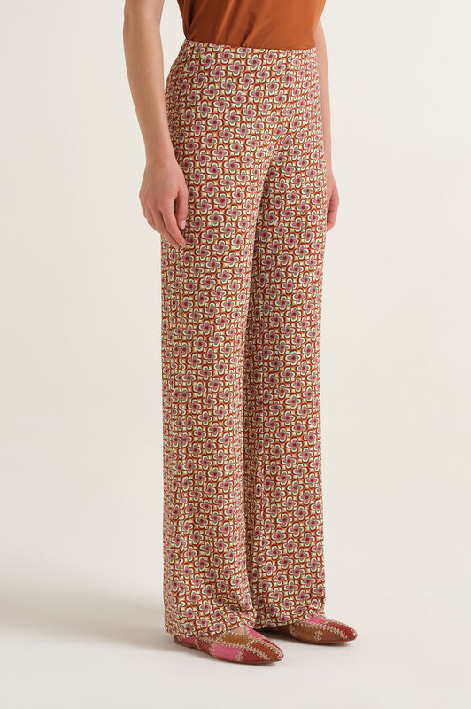 Malìparmi MINI MOULINÉ TROUSERS Brown JH400970675