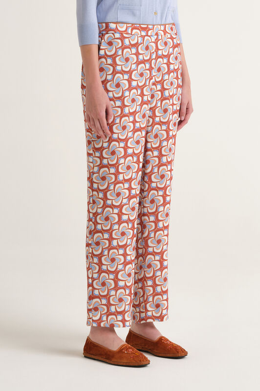 Malìparmi MOULINÈ CADY TROUSERS Brown JH807050668