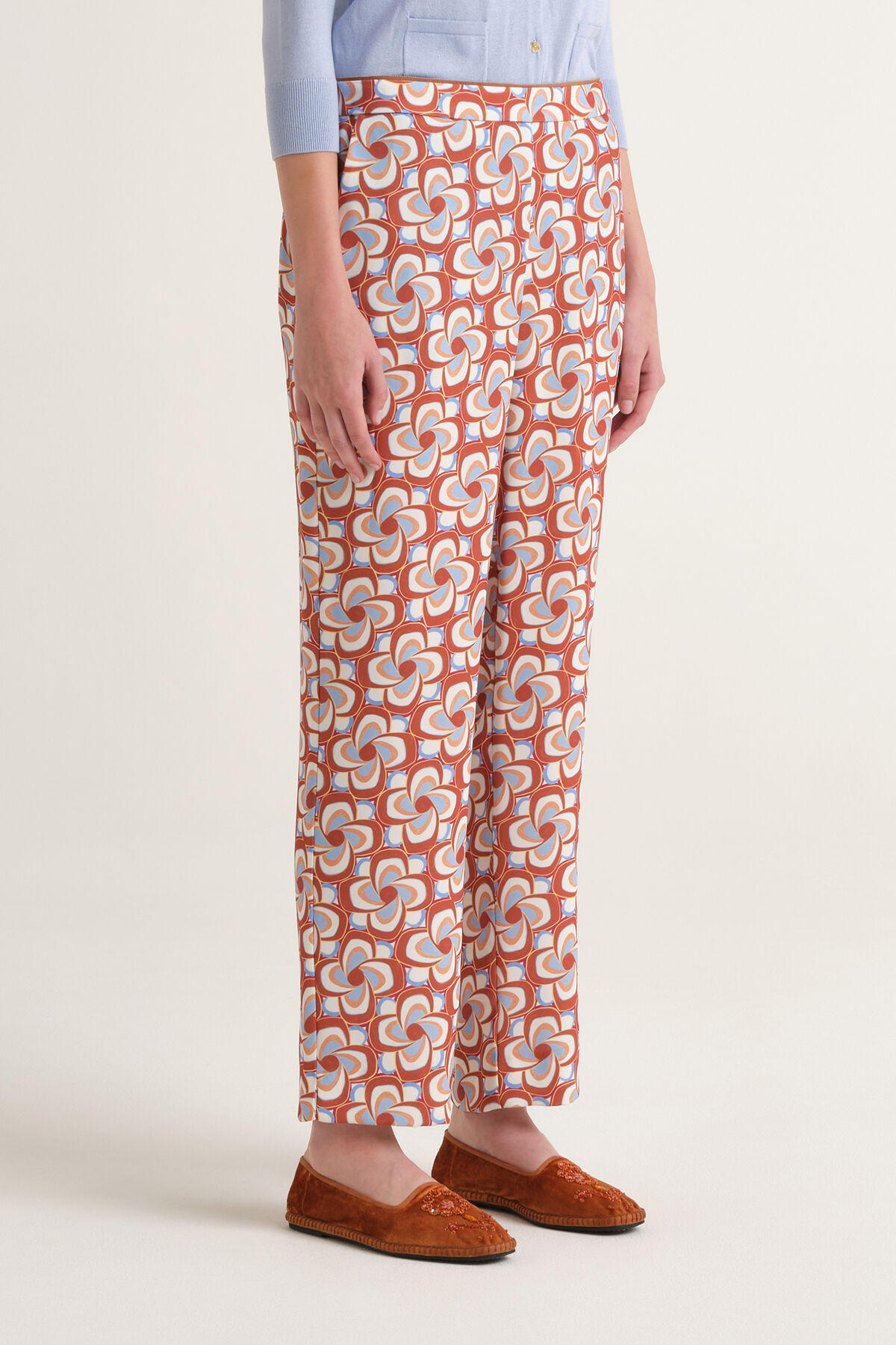 Malìparmi MOULINÈ CADY TROUSERS Brown JH807050668