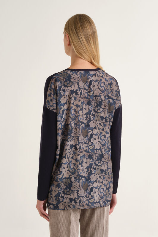 Maliparmi MAGLIA NEW MERINOS BLEND Blu Notte JQ512778199 Maliparmi MAGLIA NEW MERINOS BLEND Blu Notte JQ512778199