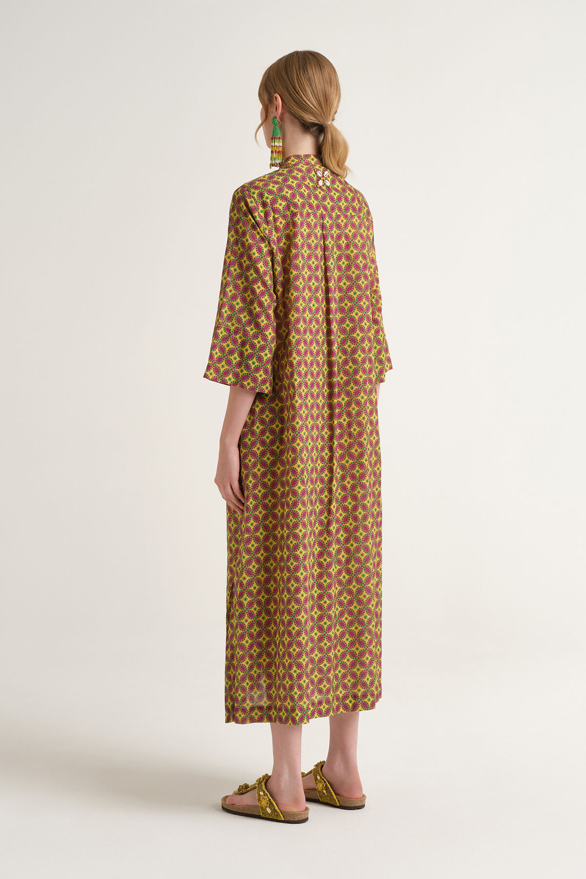 Malìparmi FLORAL SPIN KLEID Gelb JF669915215 Malìparmi FLORAL SPIN KLEID Gelb JF669915215