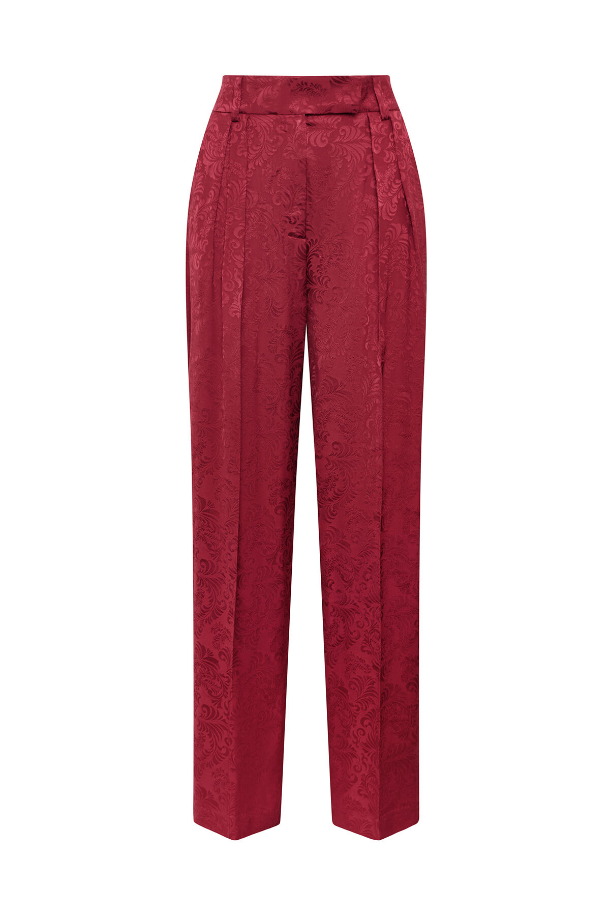 Maliparmi DAMASK JACQUARD TROUSER Dark Orange JH803750684 Maliparmi DAMASK JACQUARD TROUSER Dark Orange JH803750684