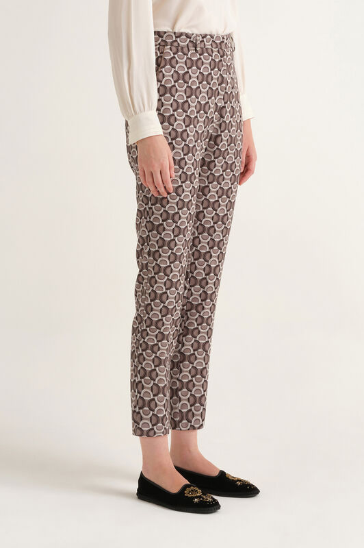 Maliparmi GRAPHIC ORBIT TROUSER Grey JH801550687 Maliparmi GRAPHIC ORBIT TROUSER Grey JH801550687