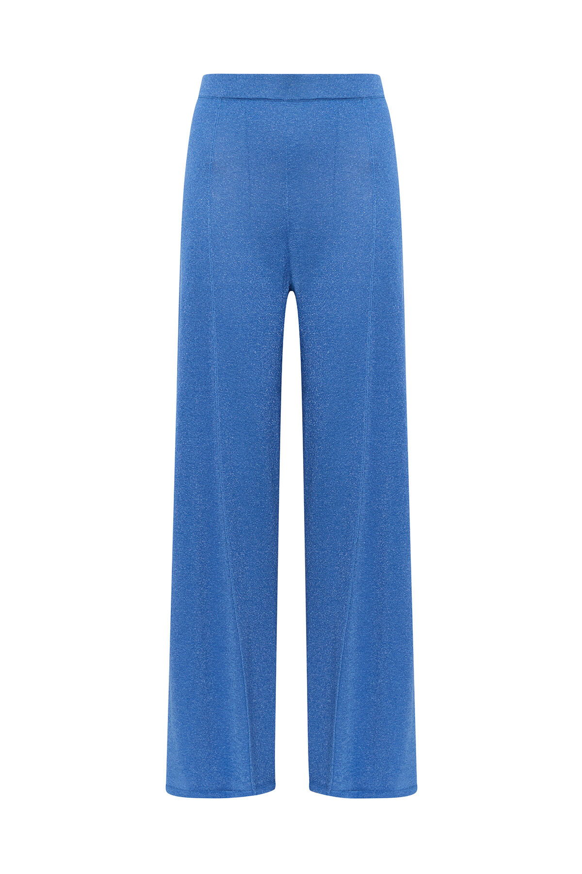 Maliparmi SHINY FLUID LUREX TROUSERS Cobalt Blue JH804678133