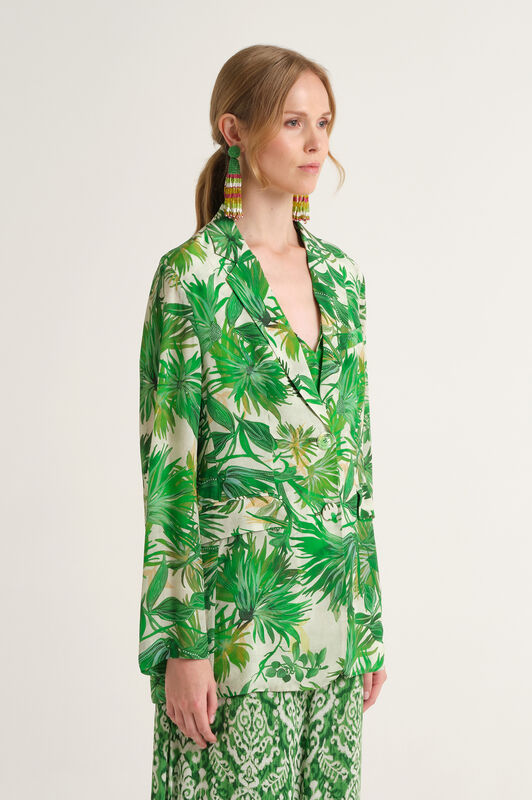 Malìparmi BOTANICAL JUNGLE JACKET Green JD005950663