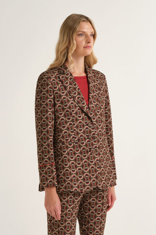 Maliparmi GRAPHIC ORBIT BLAZER Green JD648950687