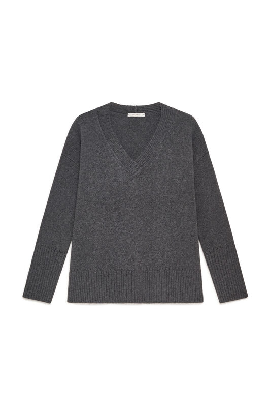 Maliparmi MAGLIA CASHMERE MERINOS Dark Grey JQ513374315 Maliparmi MAGLIA CASHMERE MERINOS Dark Grey JQ513374315
