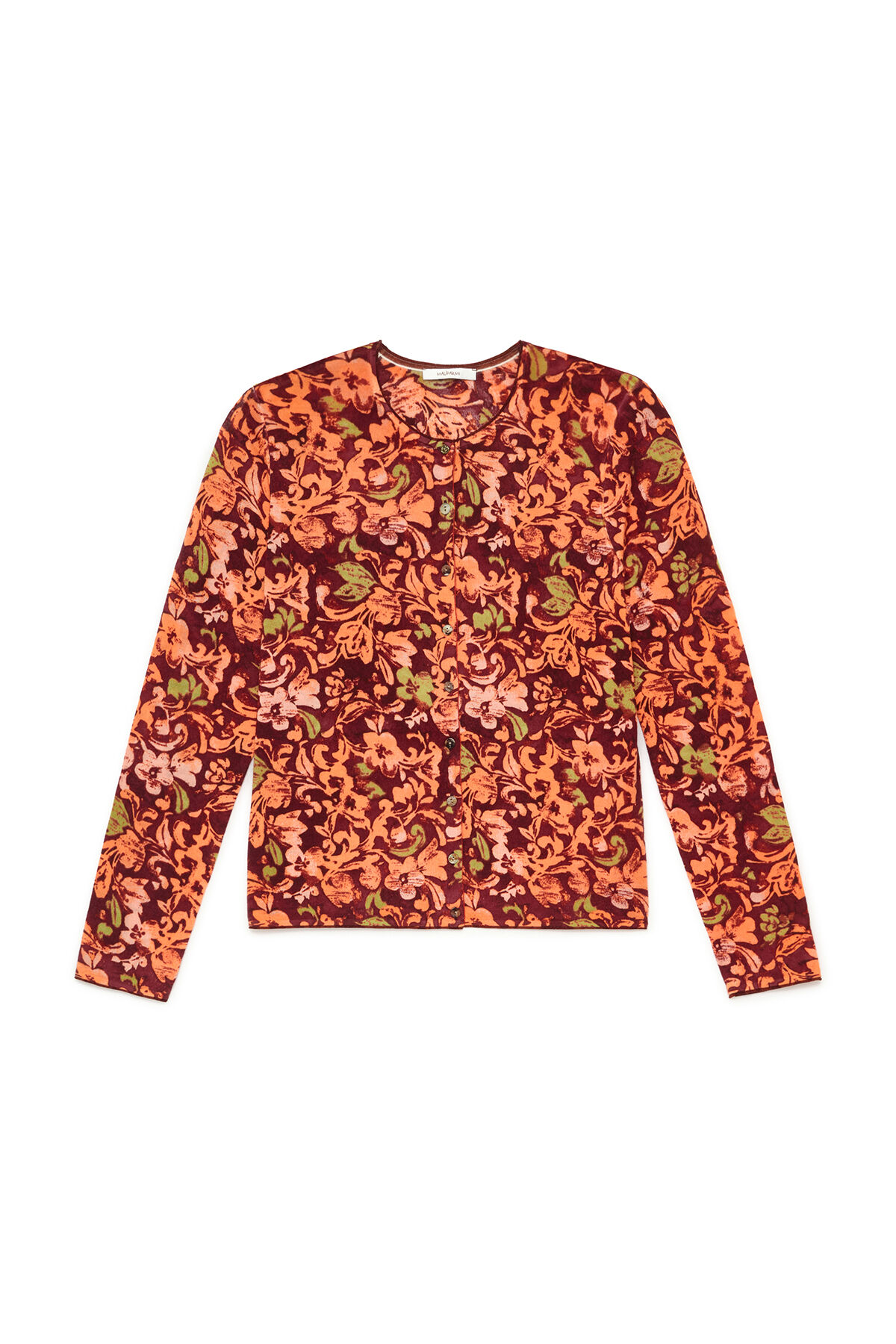 Maliparmi CARDIGAN PRINTED KNIT Rosso JN355178200 Maliparmi CARDIGAN PRINTED KNIT Rosso JN355178200