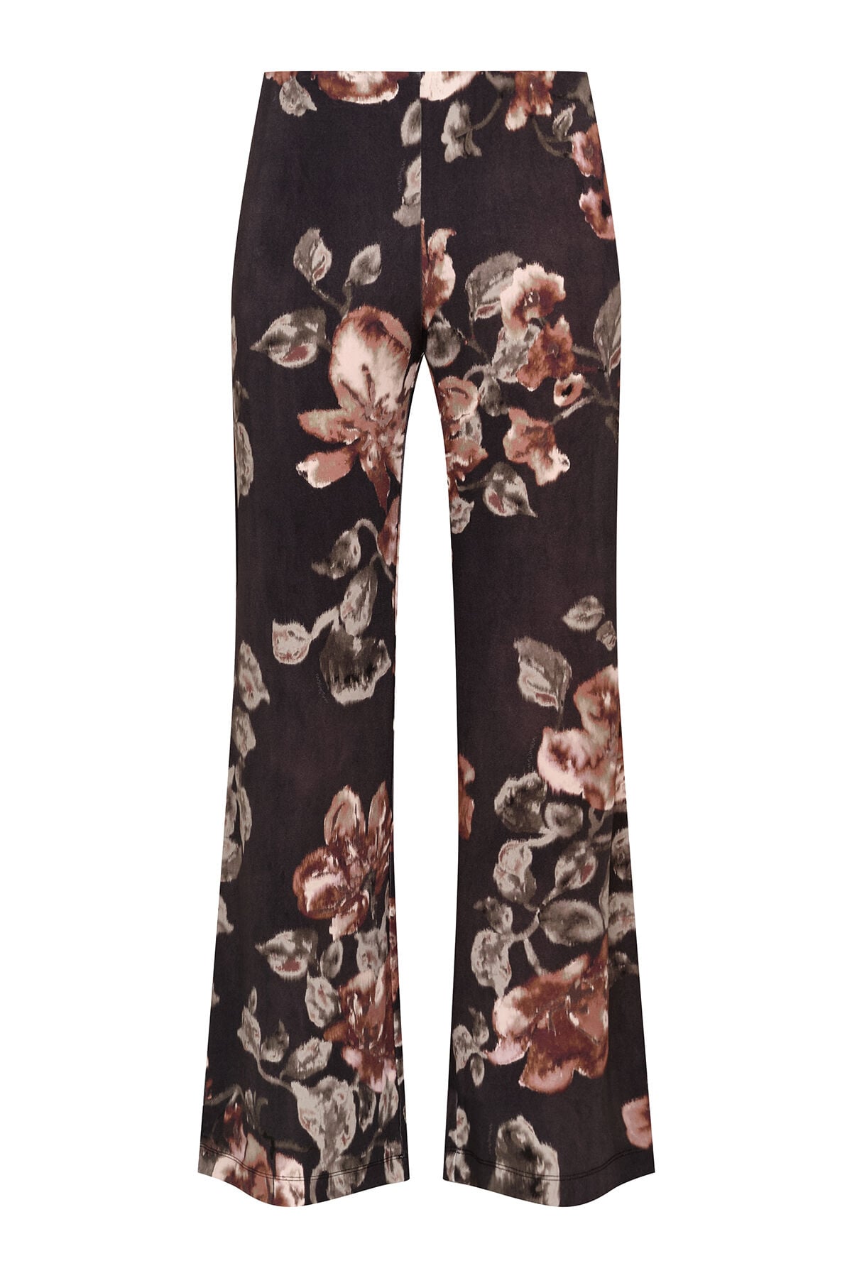 Maliparmi FROSTED BLOSSOM TROUSER Brown JH400970680 Maliparmi FROSTED BLOSSOM TROUSER Brown JH400970680