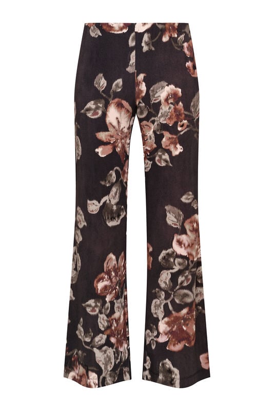Maliparmi FROSTED BLOSSOM TROUSER Brown JH400970680 Maliparmi FROSTED BLOSSOM TROUSER Brown JH400970680