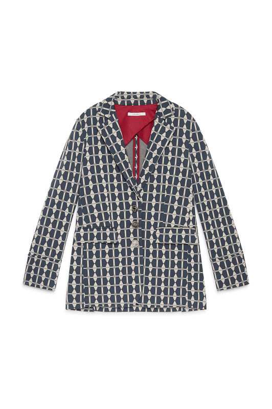 Maliparmi GEOMETRIC JACQUARD JACKE Grau JD647860168