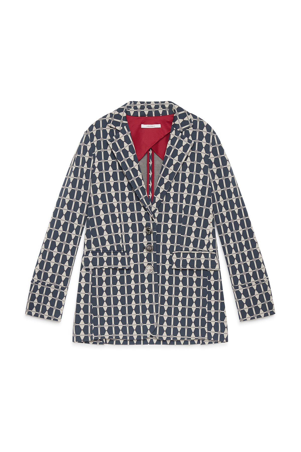 Maliparmi GEOMETRIC JACQUARD JACKE Grau JD647860168