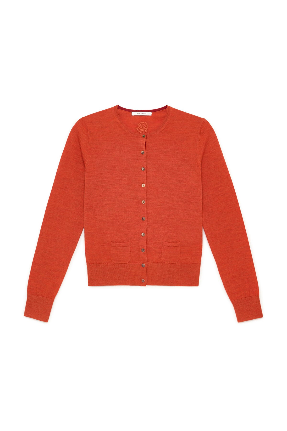 Maliparmi COLOURS OF THE WORLD CARDIGAN Rust JN228374230 Maliparmi COLOURS OF THE WORLD CARDIGAN Rust JN228374230
