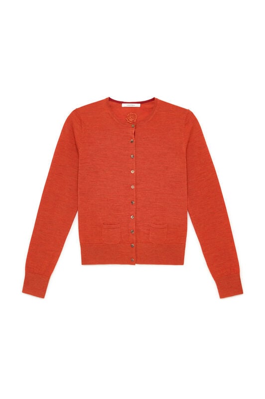 Maliparmi COLOURS OF THE WORLD CARDIGAN Rust JN228374230 Maliparmi COLOURS OF THE WORLD CARDIGAN Rust JN228374230